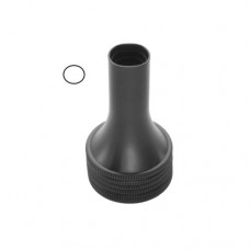 Zoellner Ear Speculum Fig. 2 - Oval - Black Stainless Steel, 3.8 cm / 1 1/2" Tip Size 6.5 x 7.5 mm